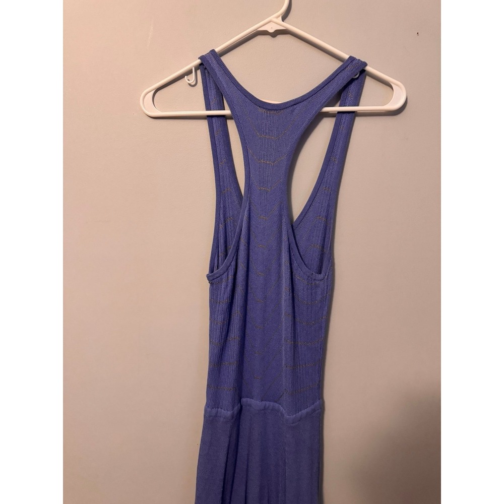 Victoria Secret Blue Sleeveless, Floor-Length Maxi Dress W/ Razorback Design - Picture 5 of 12